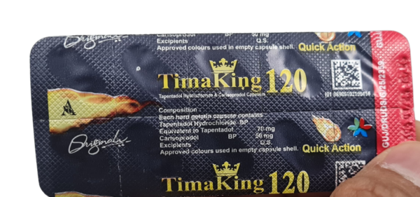 Tapentadol And Carisoprodol Capsule 120mg - Image 3